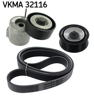 Kit de courroie d'accessoire (Courroie d’alternateur) SKF ref. VKMA 32116